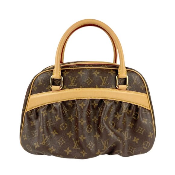 Auth LOUIS VUITTON Monogram Mizi Handbag Brown M40058 - z4054 - Picture 3 of 13